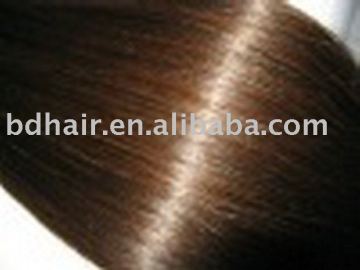 silky brown hair extensions, silky straight human hair