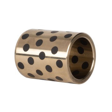 Oil-free bushings self-lubricating graphite plugs brass linear bearings