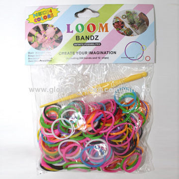 Hot Sell Rainbow Loom Bands, OEM Orders are Welcome
