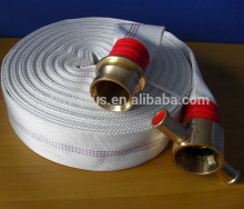 Rubber lining fire fighting hose with British copper hose connector
