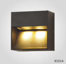 2015 Aluminium Tempered Glass Diffuser LED Light 8101A