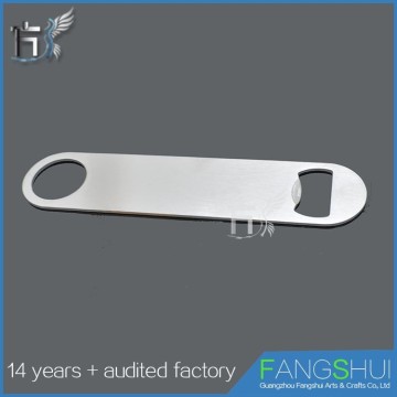 High quality flat stamp bottle opener steel