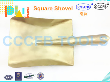 Non-Sparking Brass Square Shovel ,Explosion-proof Aluminum Bronze Spade