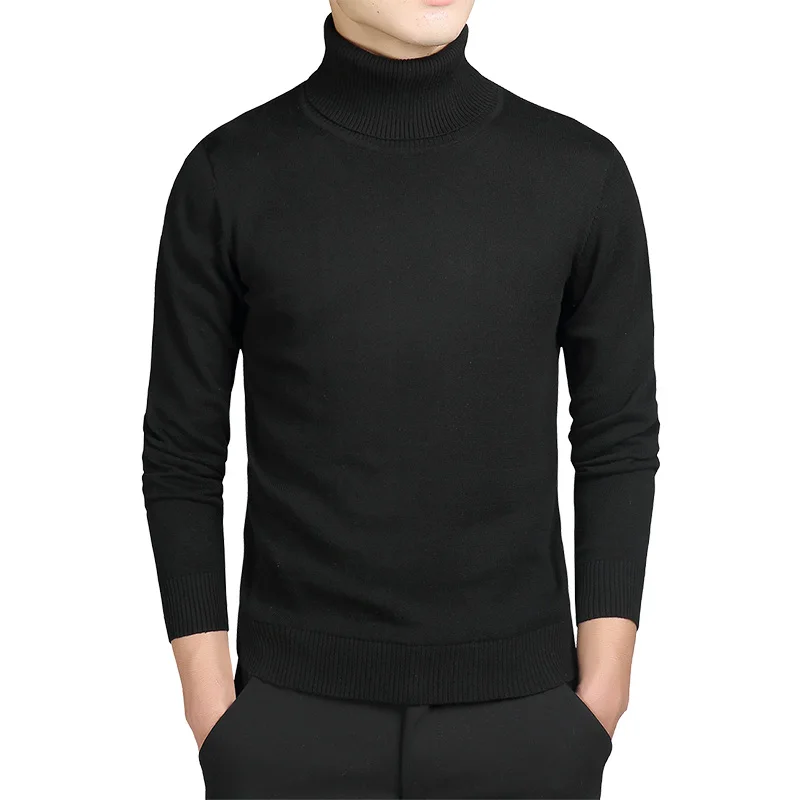 Мужской осенний теплый молодежный пуловер приталенного кроя Men's Autumn Warm Youth Slim-Fit Pullover