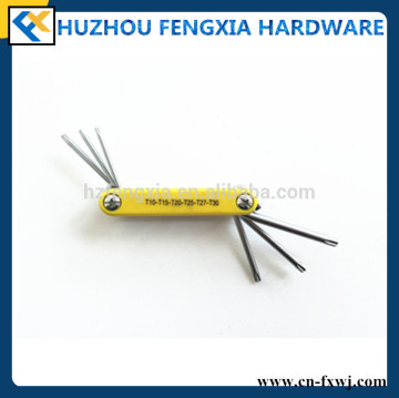 Hex Key Socket Wrench Folding Allen Wrench Set Folding Hex Key Wrench Set Star Hex Key Wrench Set Star Hex key tool set