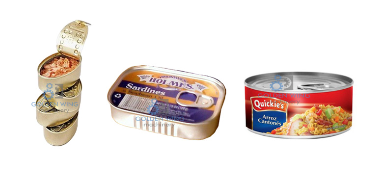 Linha de produção automática da máquina de fazer lata de 2 peças para alimentos enlatados / sardinha / atum / tomate