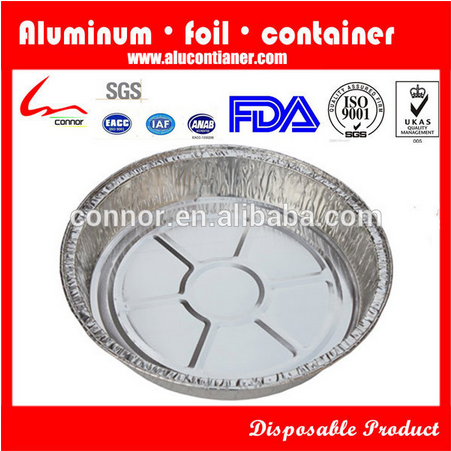 wrinkle wall aluminium foil container widely used for baking and roasting