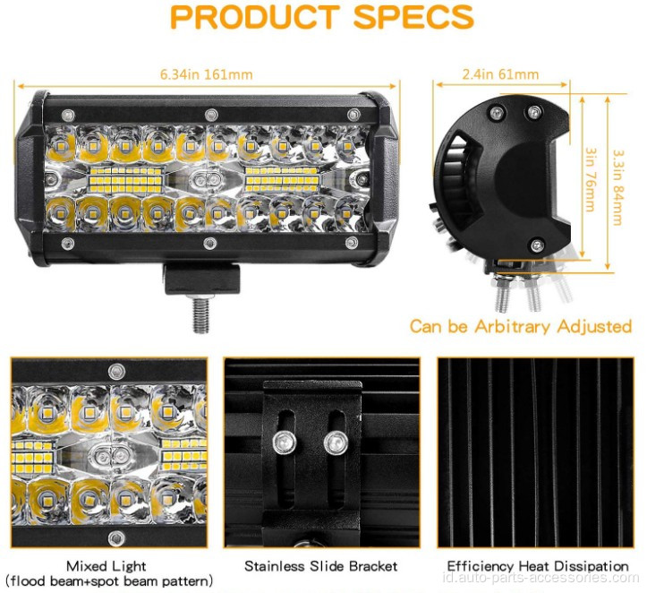 Lampu lampu depan mobil LED untuk Otomatis Off Road