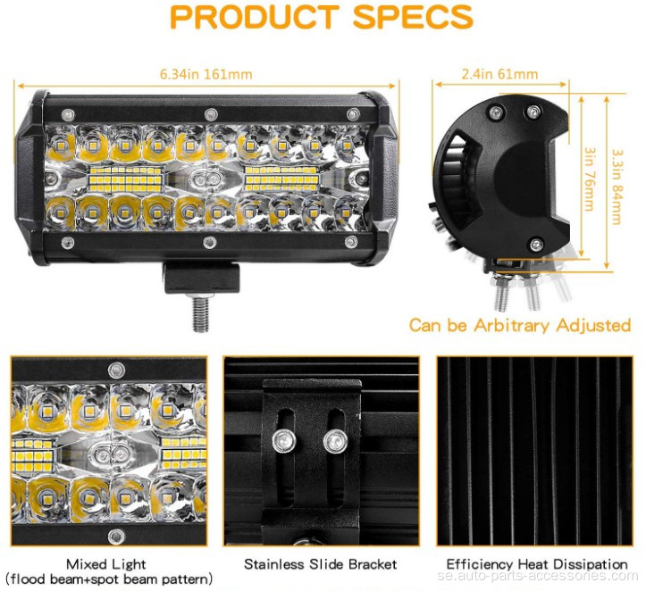 LED -bilstrålkastare för Auto Off Road
