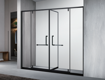 Inward Opening Rectangle Shaped Framed Shower Enclosure