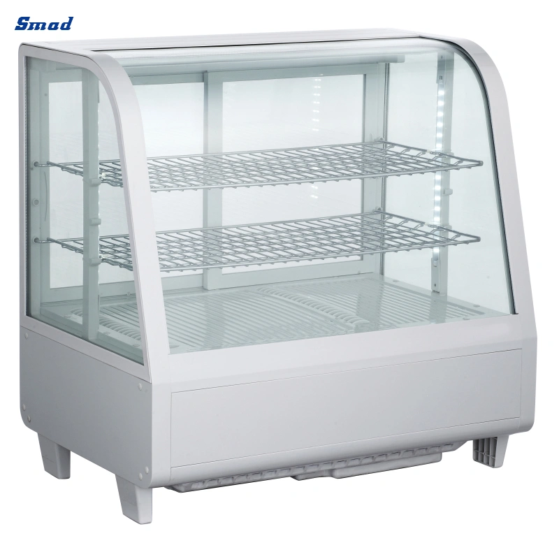 Smad OEM High Quality Sliding Glass Door Commercial Dessert Display Chest Freezers