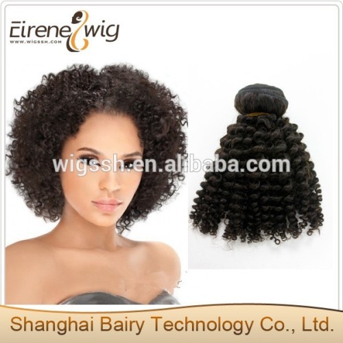 6A grade unprocessed brazilian kinky curly virgin hair
