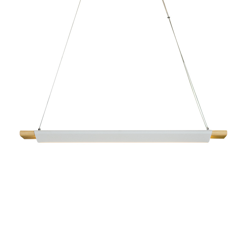 Wooden Rectangular Pendant Light