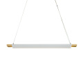 LEDER Wooden Rectangular Pendant Light