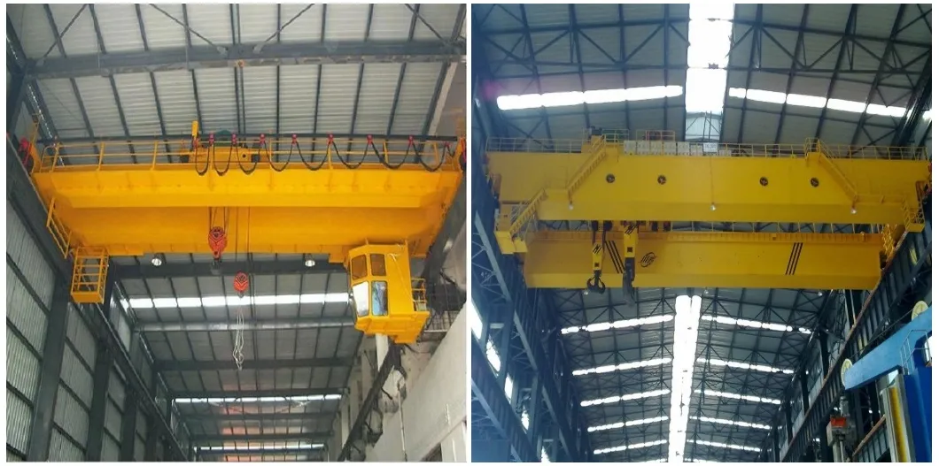 Customized Design 50/10 Ton Qy Type Traveling Double Girder Insulation Overhead Crane