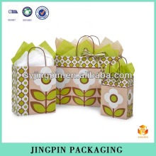 set paper bags manufacturer with 200g white card