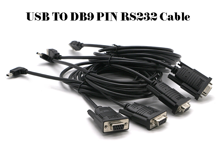 OEM Factory 1.8M Extension USB FTDI FT232RL PL23202 to DB9 RS232 RS485Serial Cable