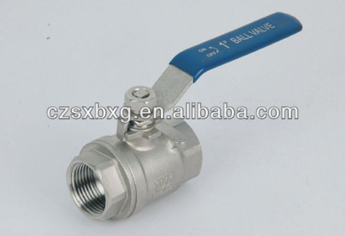 Two- piece Stainless steel ball valve