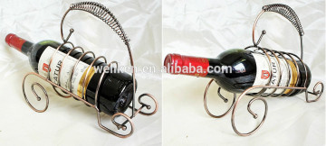Iron wire wine bottle holders,metal wire wine bottle holders