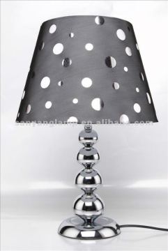 Ball Palace cloth shade table lamp,gray table light