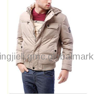 Fashion simple jacket business dowm jacket man