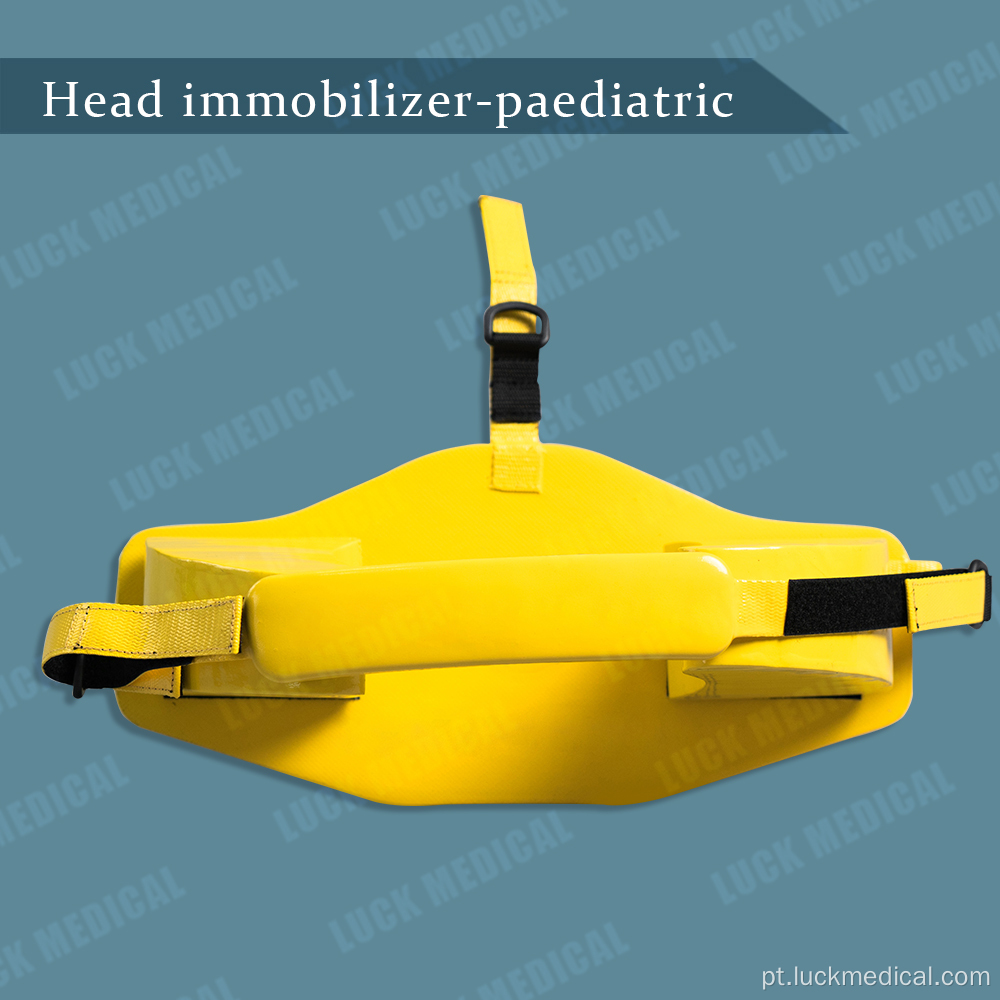 Dispositivo imobilizador de cabeça pediátrica para o suporte da cabeça infantil
