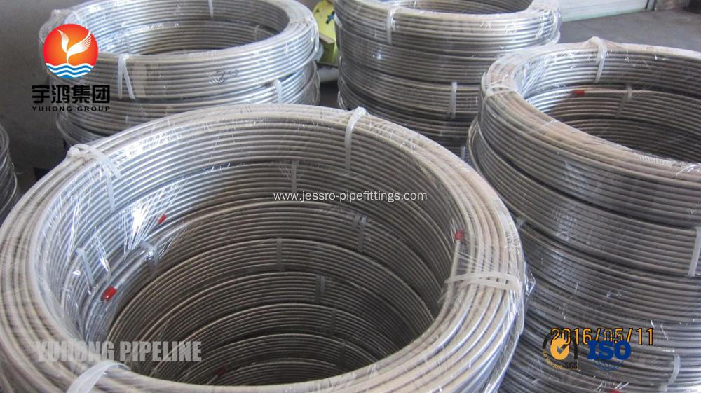 Stainless Steel Coil Tubing ASTM A269 TP316L,TP316Ti ,TP321,TP347H,TP904L, Bright Annealed , Coil form