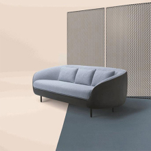 Couch Living Room 3 Seater Fabric Sofa