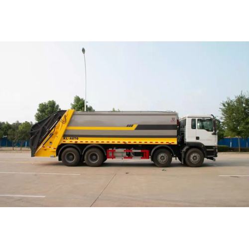 8x4 compression docking waste collector truck