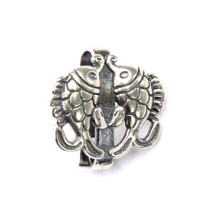 Wholesale Thai Silver Jewelry: S925 Sterling Silver Double Koi Card Buckle DIY Pendant Clip