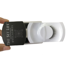 Custom Black Matte Lashes Box Sleeve