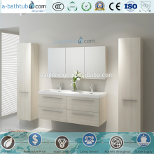 Antique sliding door bathroom vanity