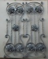 Piezas ornamentales de hierro forjado forjado