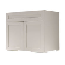 Modern Luxury Solid Wood White Kitchen Cabinets & Modular Storage