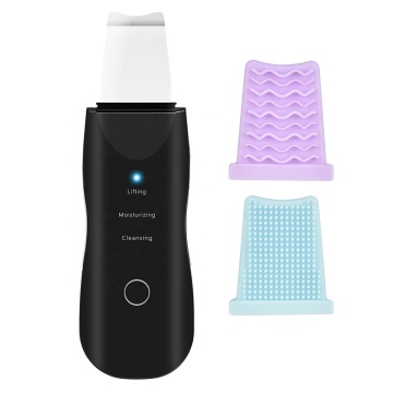 Deep Cleansing face pore ultrasonic skin scrubber spatula