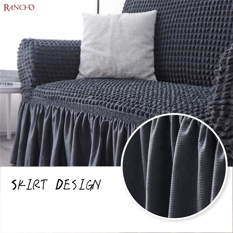 Hot sale spandex jacquard Sofa Slipcover Couch Cover high stretch slipcover elastic couch cover