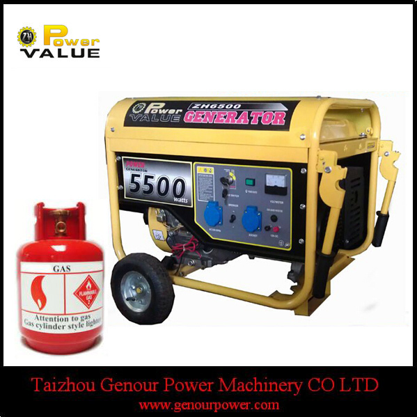 NATURAL GAS & LPG 2014 5kw LPG generator For Home Use(ZH6500LPCT)