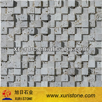 Chinese grey marble mosaic wall tile