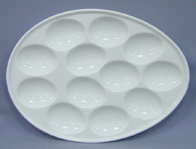 Porcelain Egg Plate (CY-P12548)