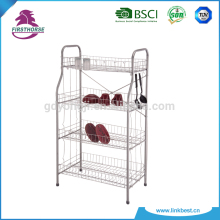 Chrome Plated Kitchen Dish Drainer Rack, Durable Chrome-plated 4 tier dish rack