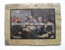 Different imaged slate hanging wall murals