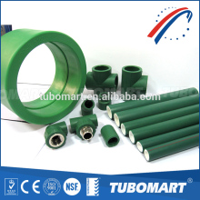 Factory price PPR hot water Pipe and PPR pipe fitting for hot water 20 to 160mm DIN 8077 / 8078