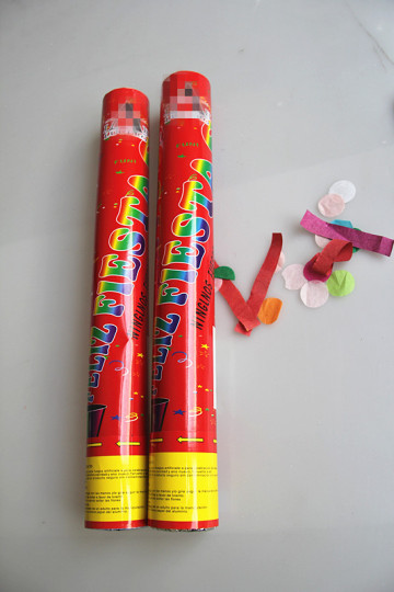 Red  Wrapper Colorful Paper Party Popper