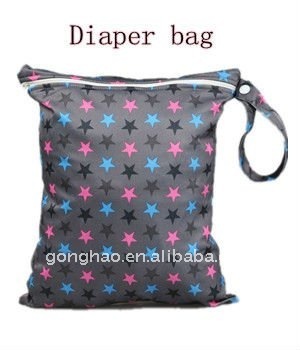 Washable Diapers Bag Waterproof Zipper Wet Bag On Sales