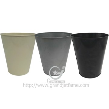 household waste bucket galvanized metal waste bucket