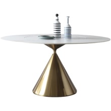 Foshan Custom Slate Round Dining Table