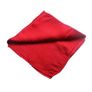 waffle weave glass towel