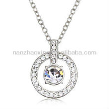 OUXI Starry sky crystal pendant necklace with Austrian crystal