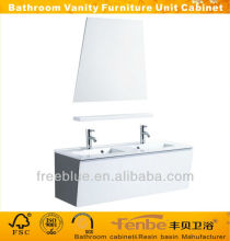 double sink white vanity