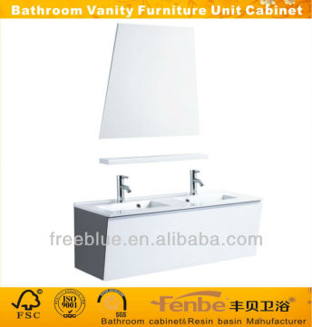 double sink white vanity